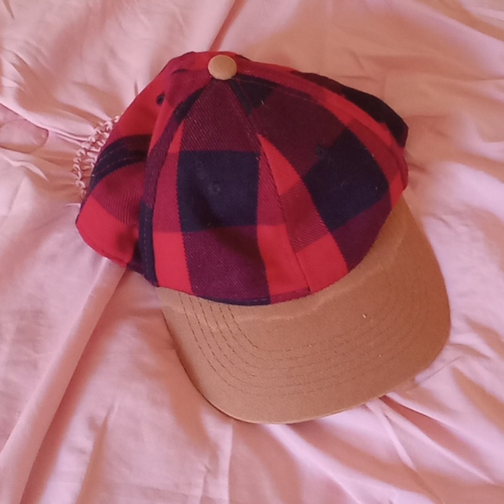 Plaid hat